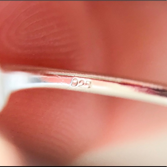 Triangle ring 925 Sterling Silver - Picture 5 of 6